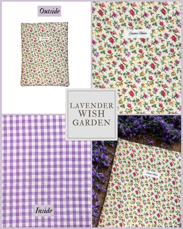 Lavender Wish Garden Book Sleeve