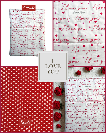 I Love You Book Sleeve