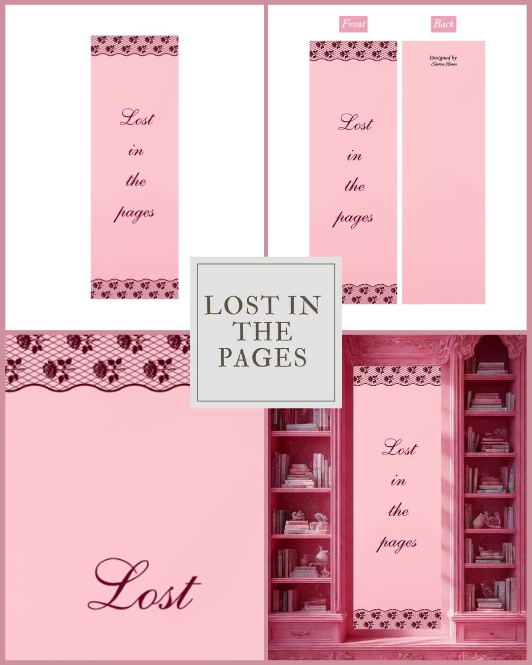 Lost In The Pages Bookmark