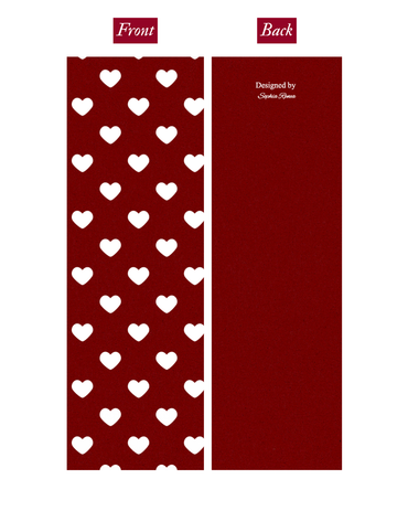 Lovey Dovey Hearts Bookmark