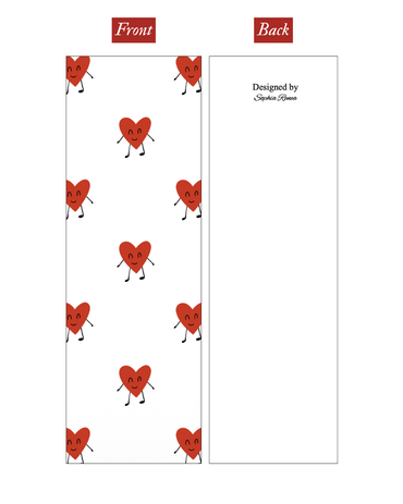 Happy Hearts XO Bookmark