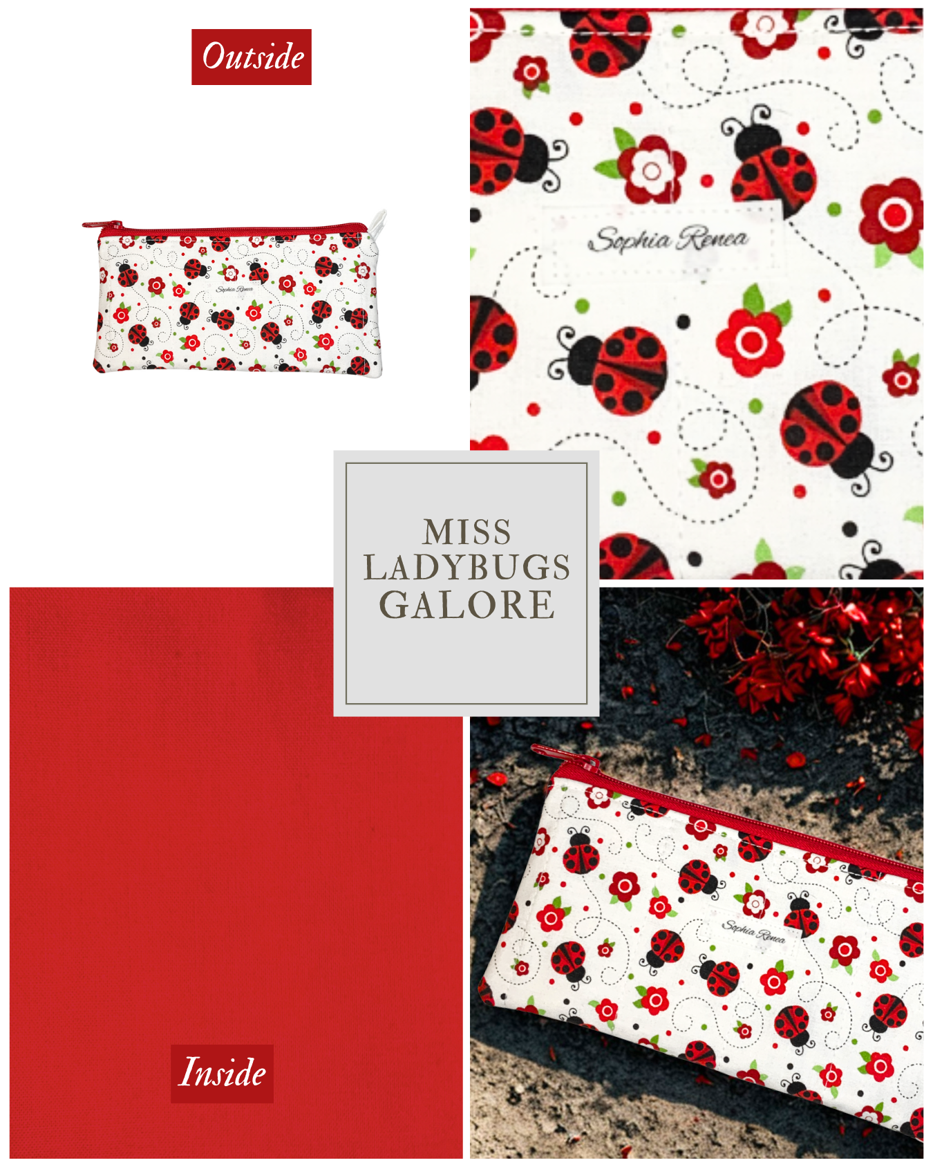 Miss LadyBugs Galore Pencil Case