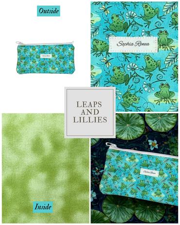 Leaps And Lillies Pencil Case