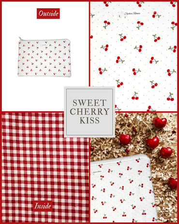Sweet Cherry Kiss Large Pouch