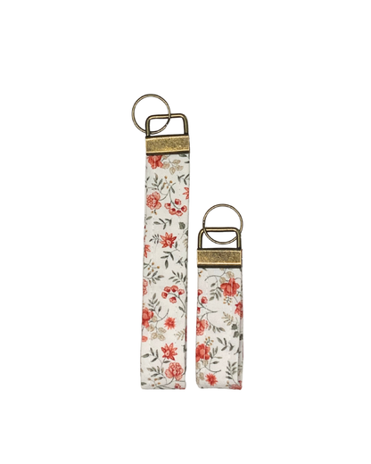 Orange Secret Garden Wristlet