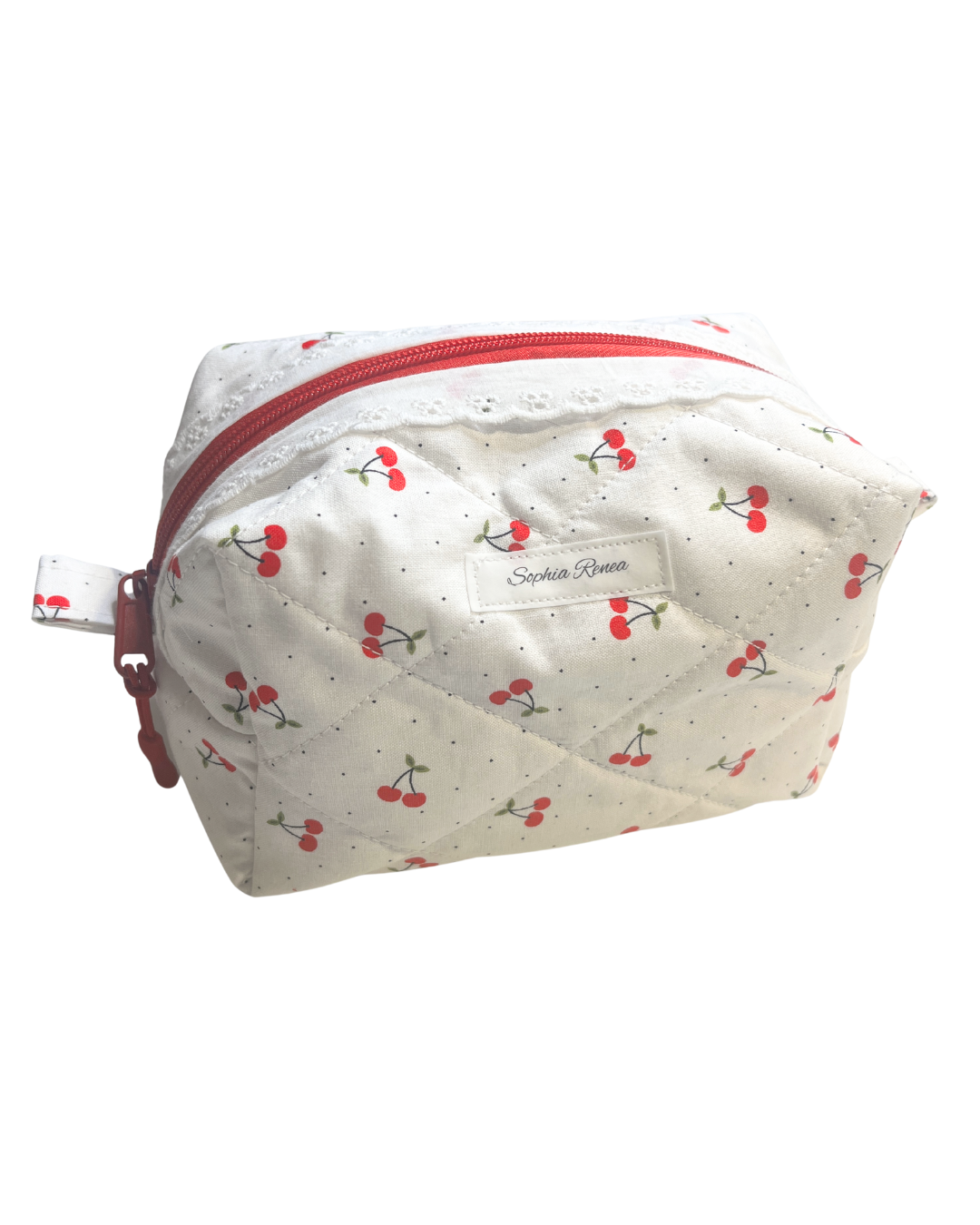 Medium Sweet Cherry Kiss Makeup Bag