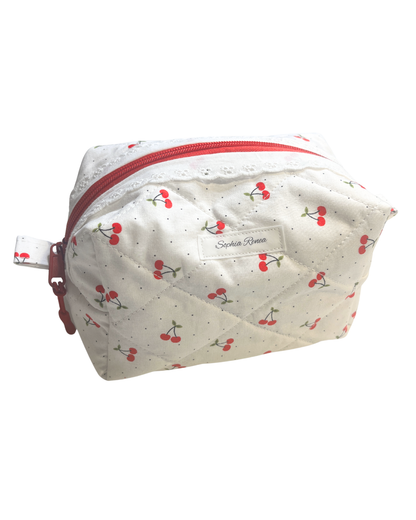 Medium Sweet Cherry Kiss Makeup Bag