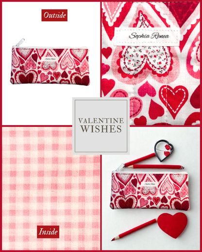 Valentine Wishes Pencil Case