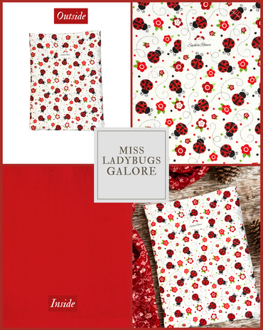 Miss LadyBugs Galore Book Sleeve