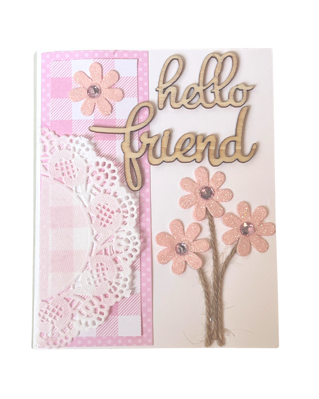 Hello Friend Handmade Card