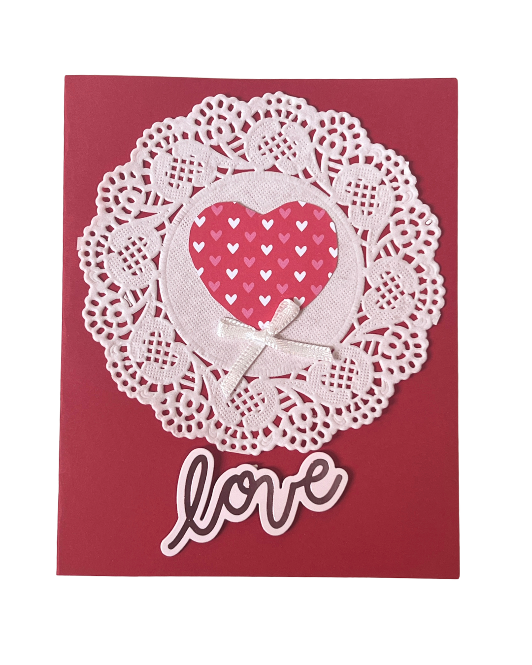 Love Lace Handmade Card