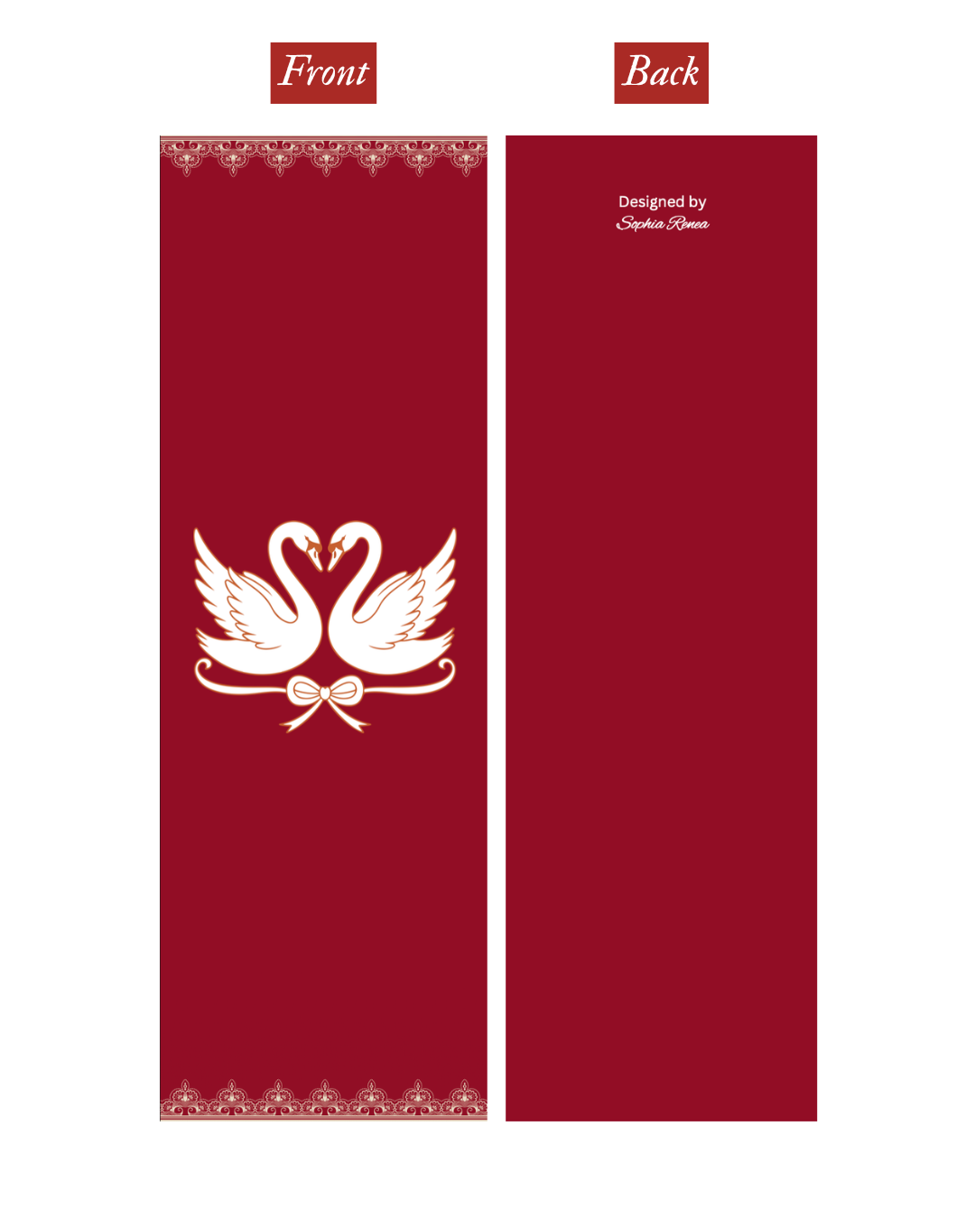 Swan Lake Bookmark