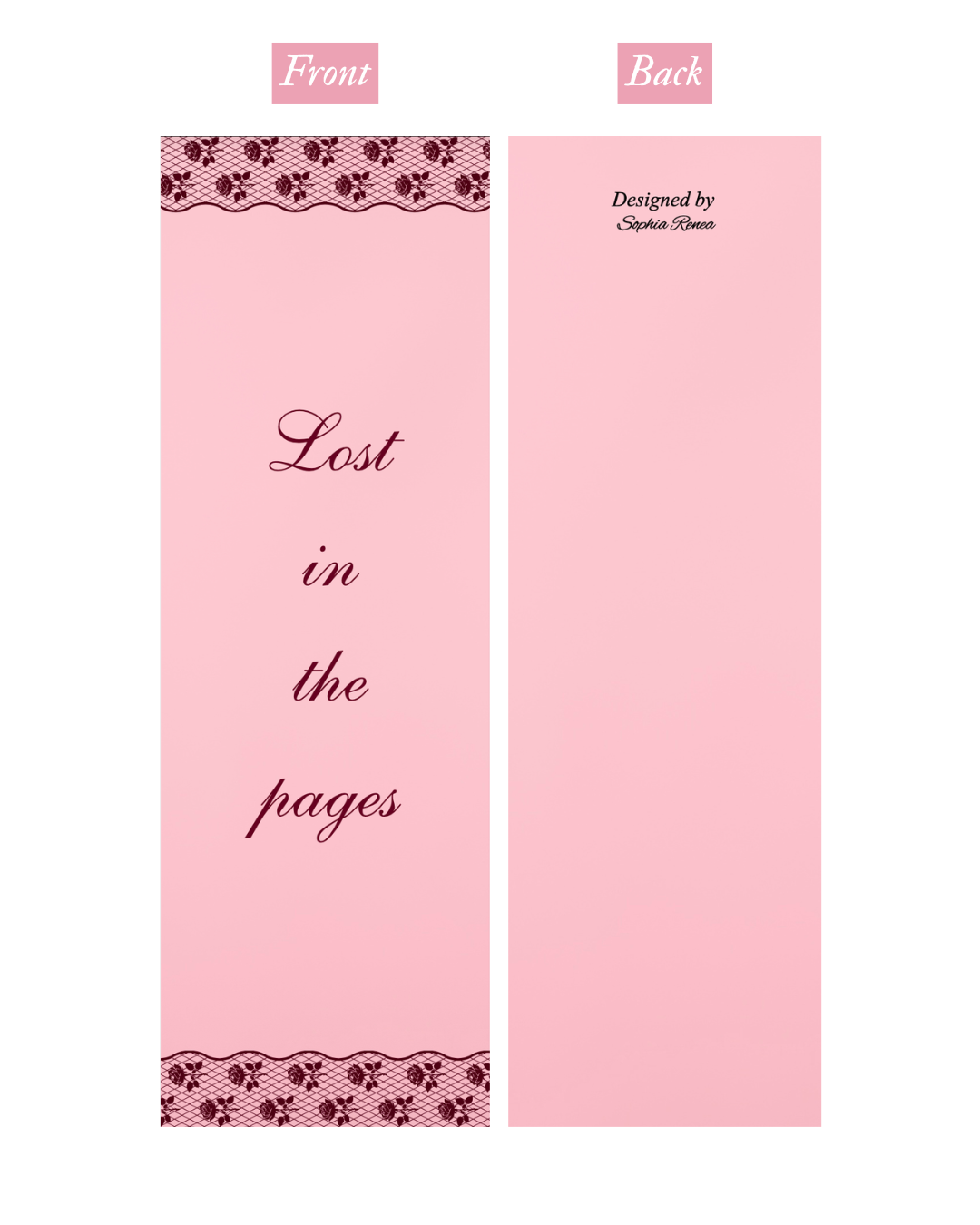 Lost In The Pages Bookmark