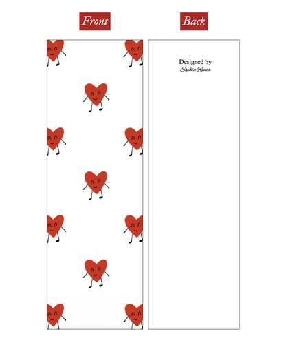 Happy Hearts XO Bookmark