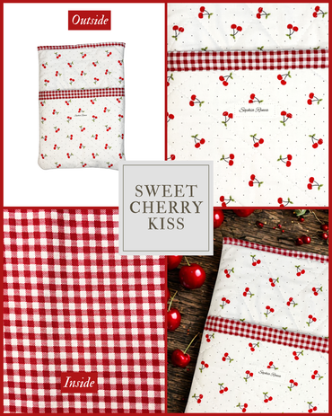 Sweet Cherry Kiss Book Sleeve