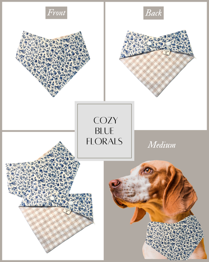 Cozy Blue Florals | Medium