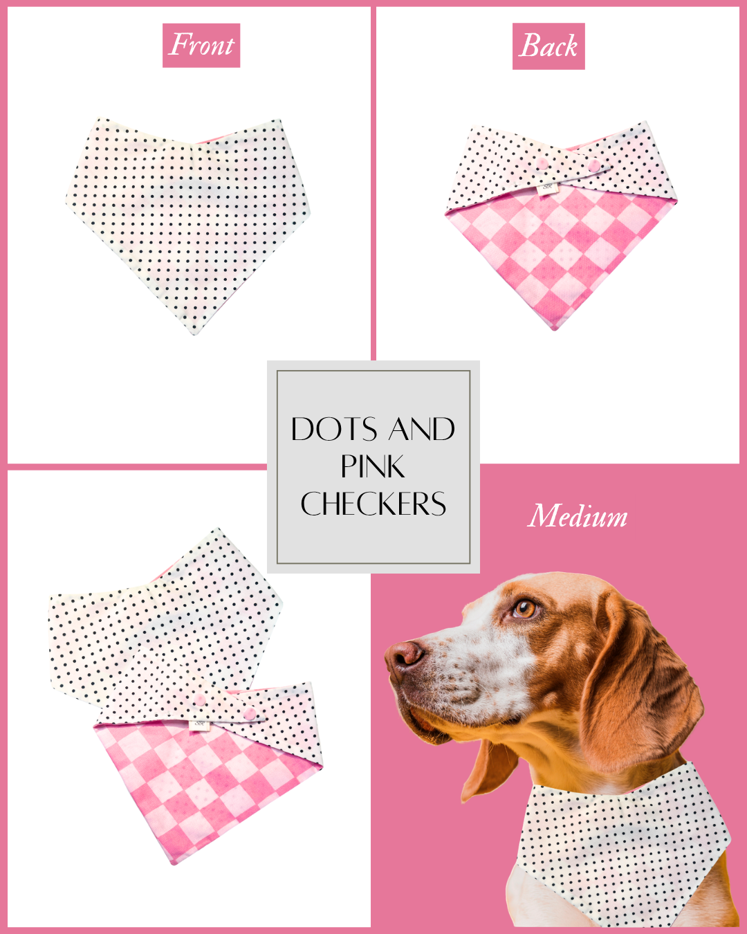 Dots & Pink Checkers | Medium