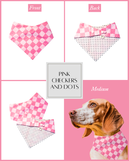Pink Checkers & Dots | Medium