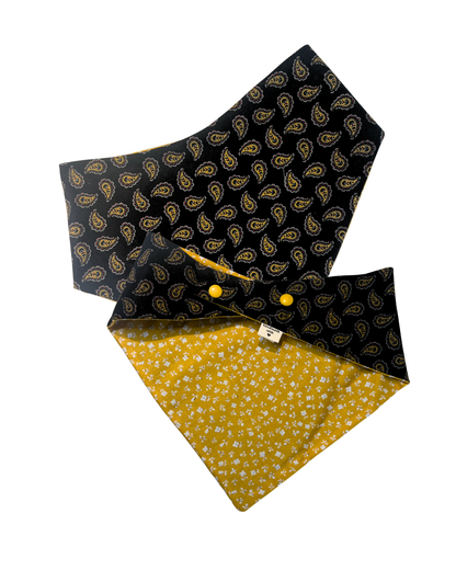 Black Paisley Florals | Large