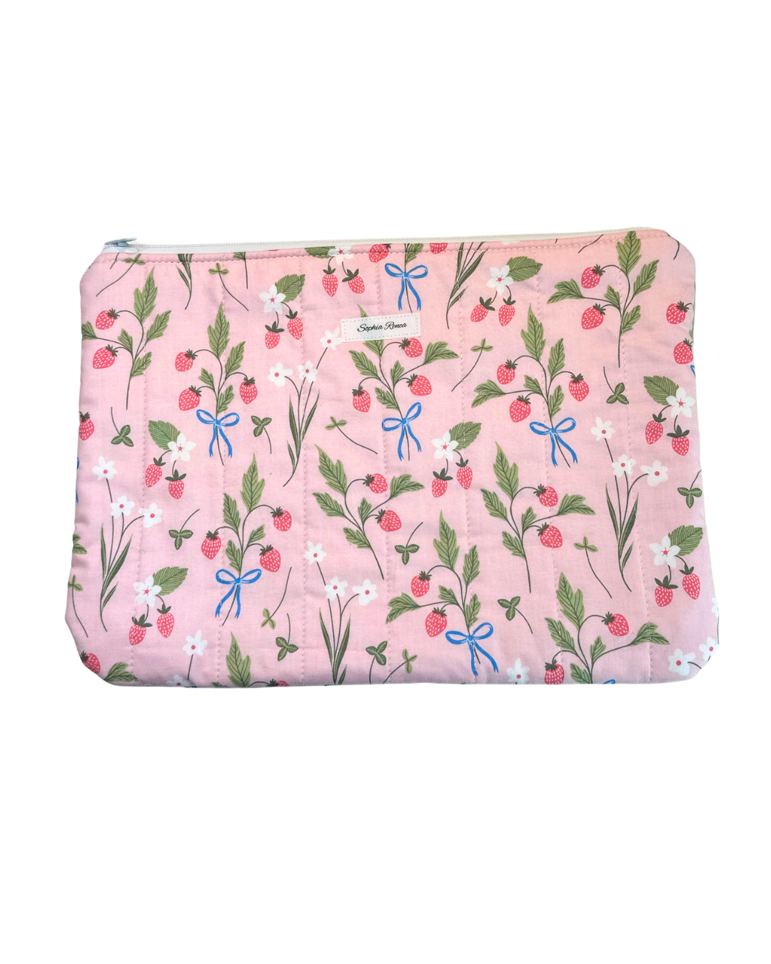 Strawberry Fields Gingham Laptop Sleeve