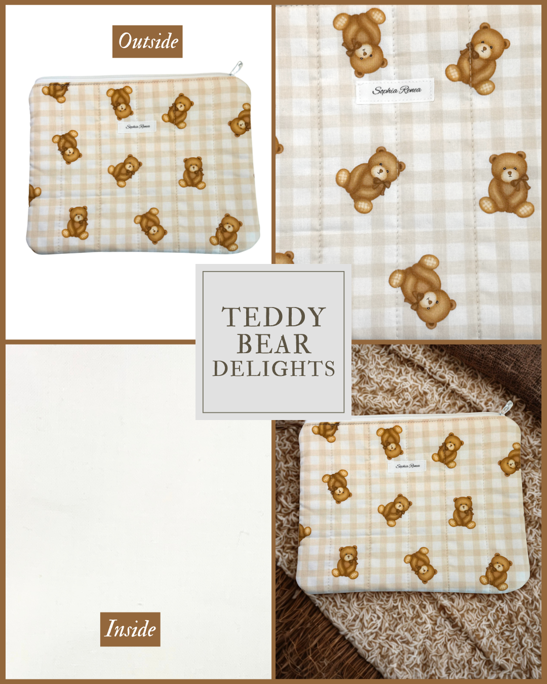 Teddy Bear Delights Laptop Sleeve