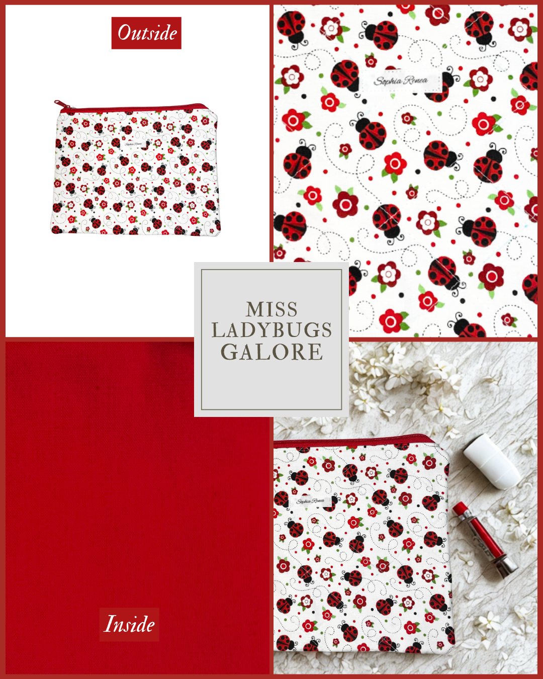 Handmade Quilted Large Pouches