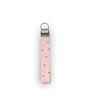 Pretty N Pink Polka Dots Wristlet