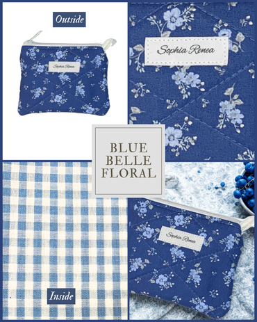 Blue Belle Floral Wallet