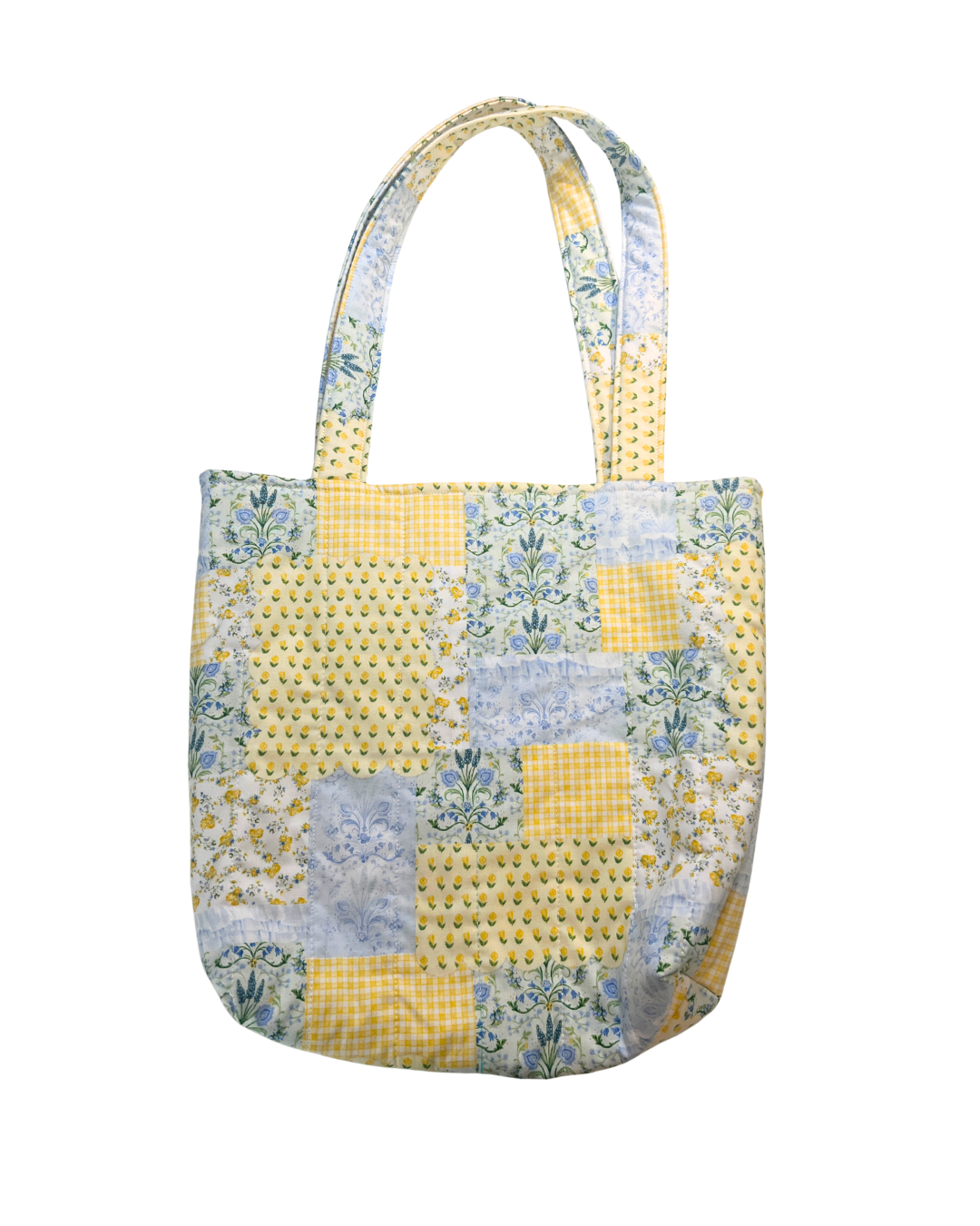 Large Lemon Meringue Fields Tote Bag