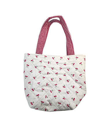 Mini Sweet Cherry Kiss Tote Bag