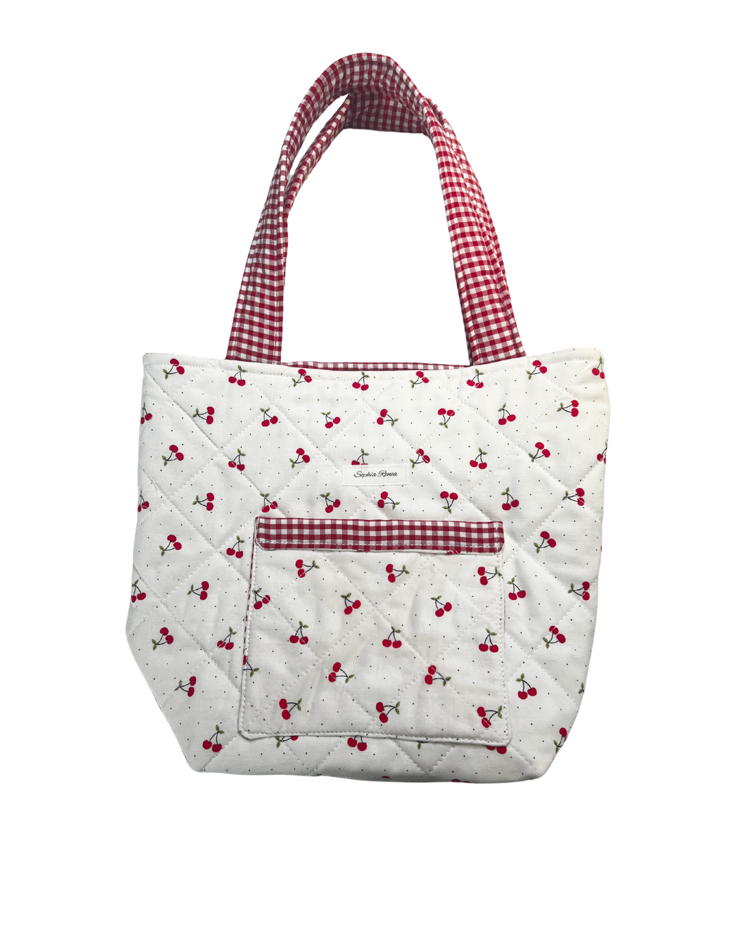 Mini Sweet Cherry Kiss Tote Bag