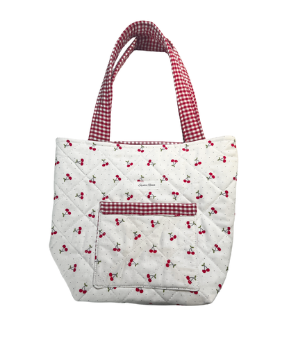 Mini Sweet Cherry Kiss Tote Bag