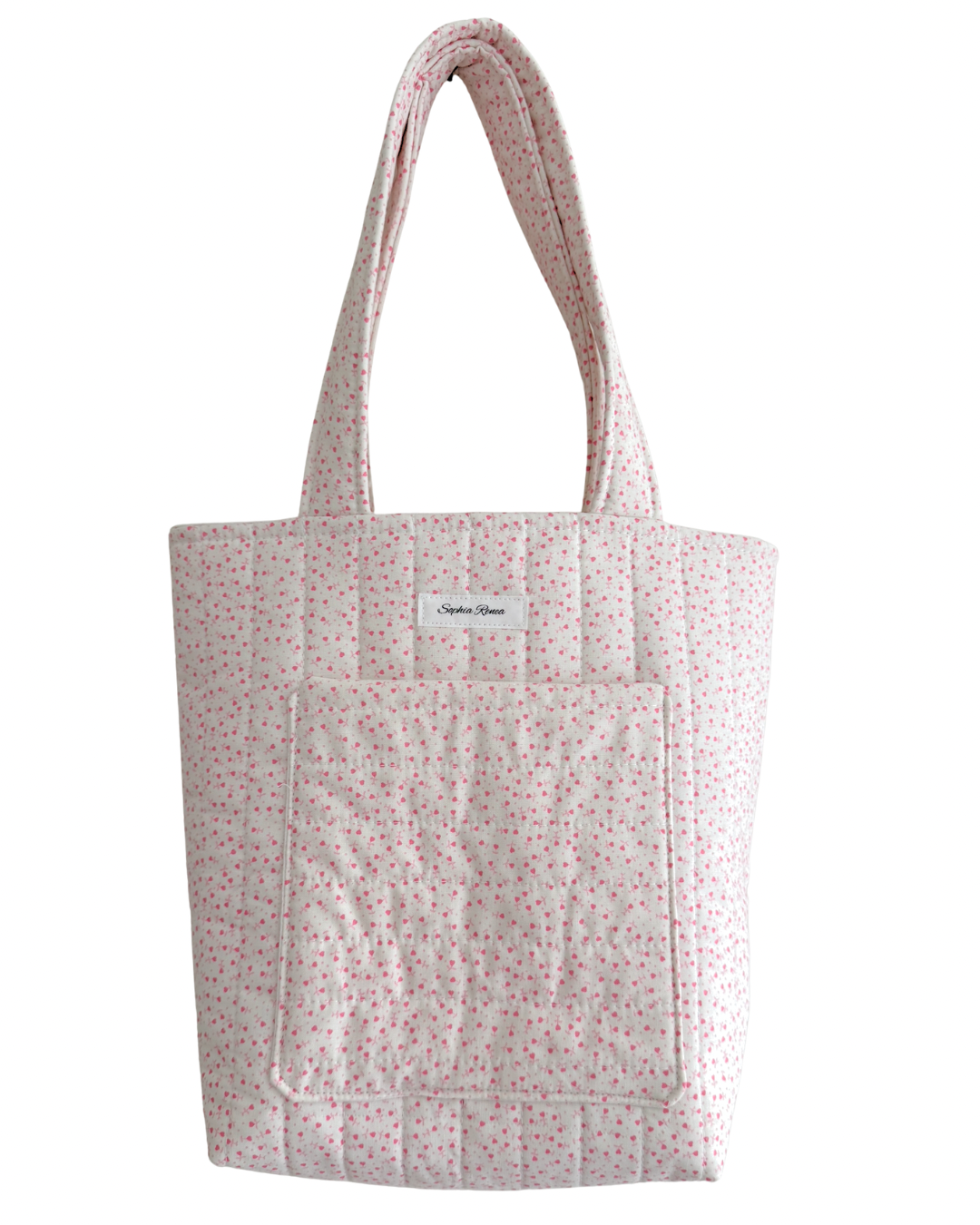 Large Petite Heart Petals Tote Bag