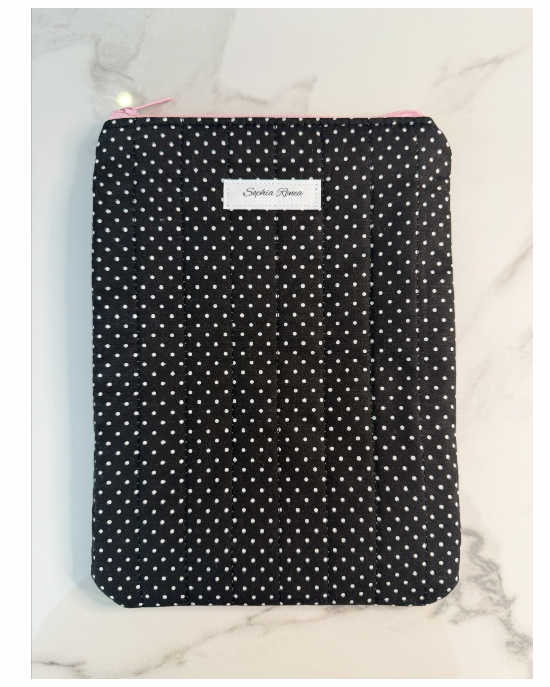 Midnight Polka Dots Kindle Sleeve