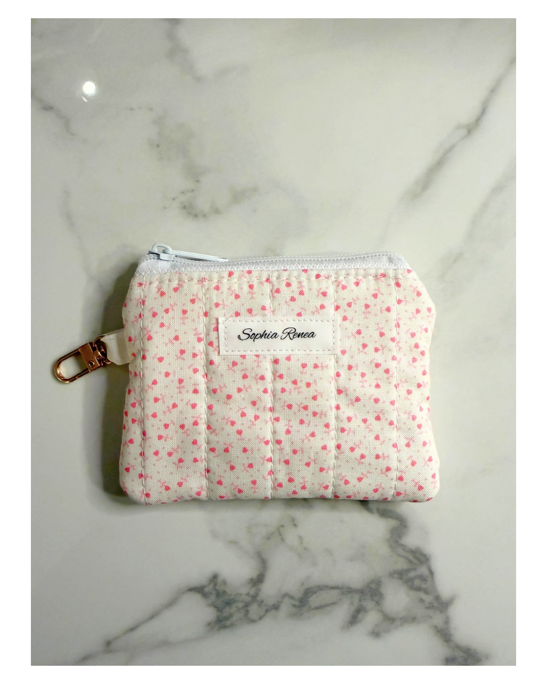 Petite Heart Petals Mini Wallet
