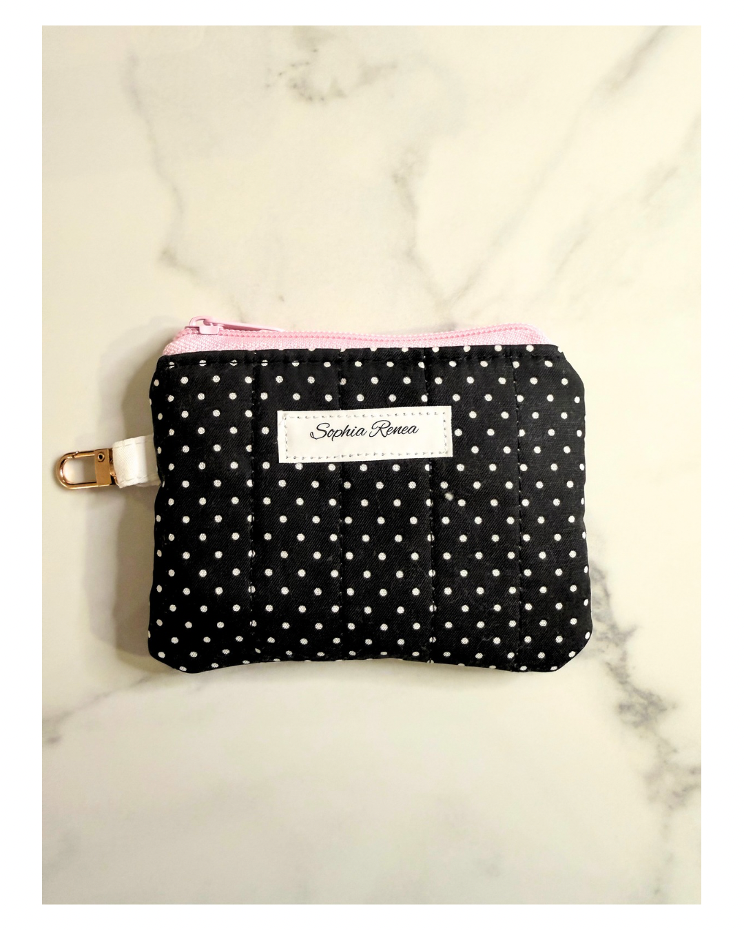 Midnight Polka Dots Mini Wallet