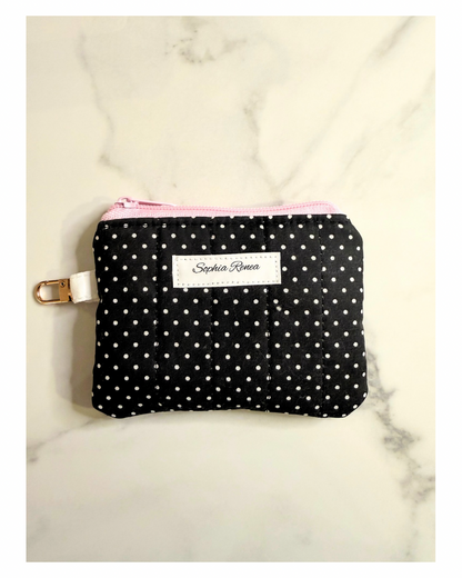 Midnight Polka Dots Mini Wallet