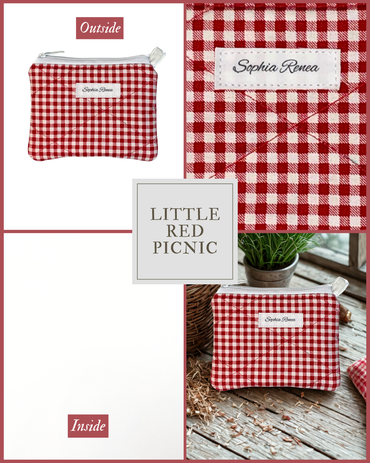 Little Red Picnic Wallet