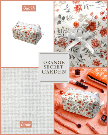 Handmade Quilted Mini Makeup Bag