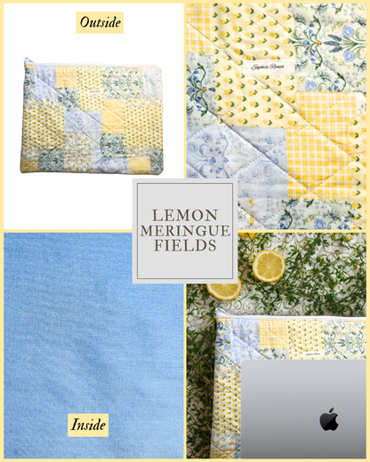 Lemon Meringue Fields Laptop Sleeve